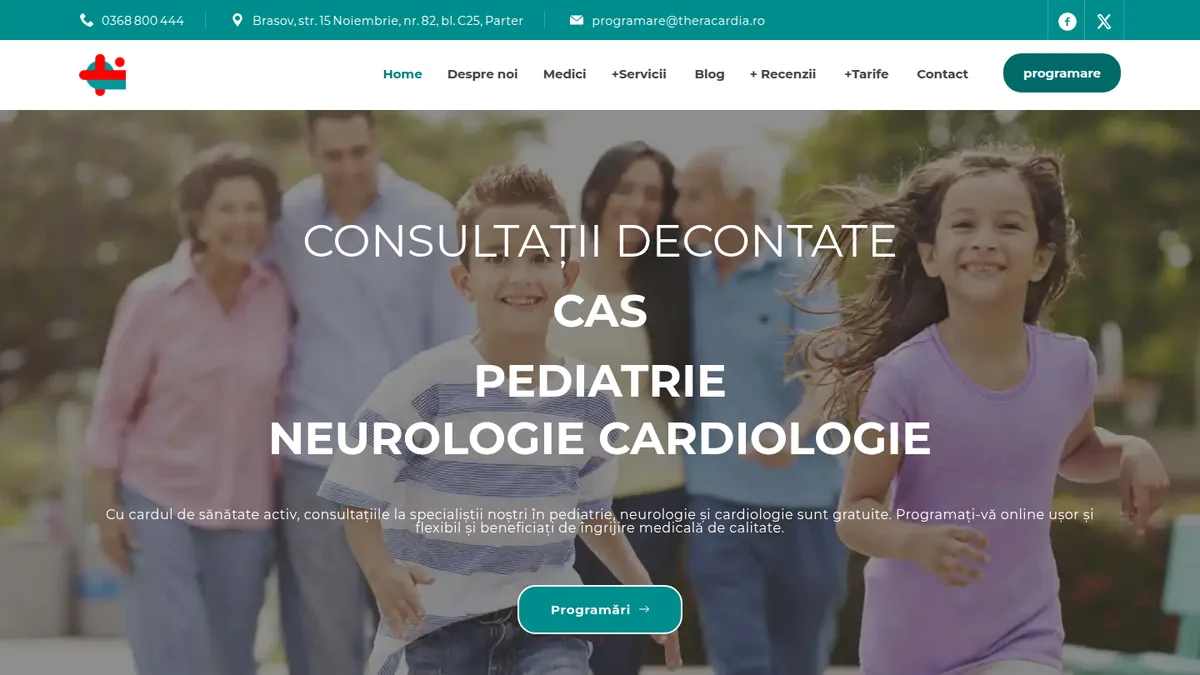Theracardia.ro, clinică medicală din Brașov